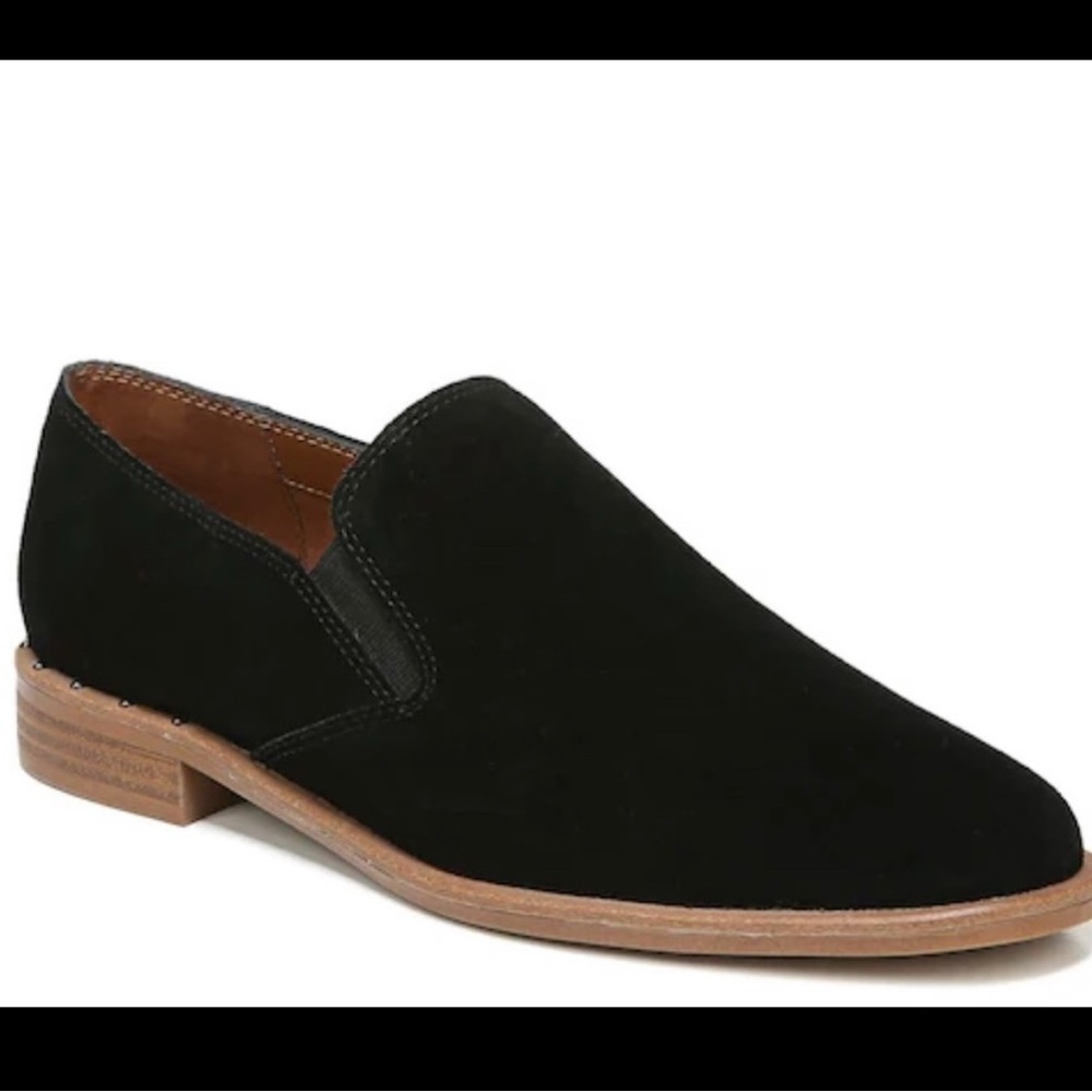 Franco Sarto Jed Black Suede Loafer size 9.5. NWOT